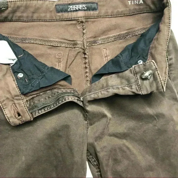 Zerres Tina  Pants Brown Size 6 - Picture 6 of 16